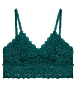 New Wolf And Whistle Ariana Everyday Lace Bralette Teal