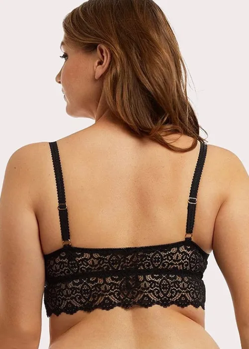Sale Wolf And Whistle Ariana Everyday Lace Bralette Black