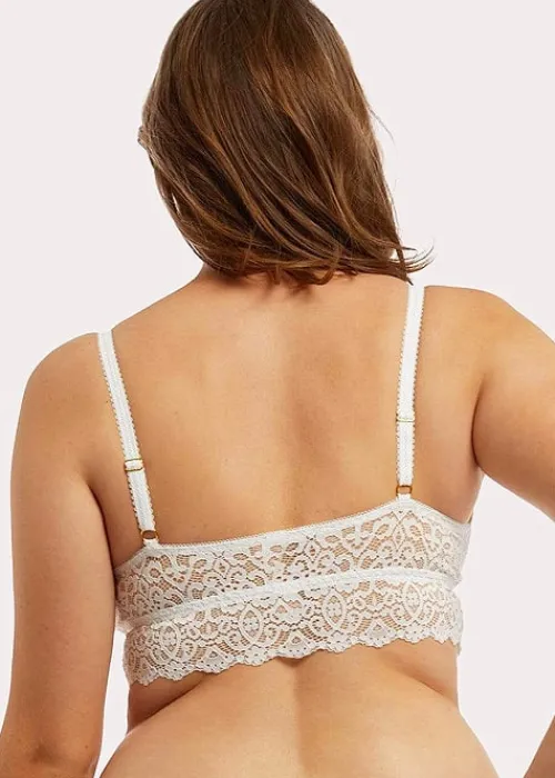 Online Wolf And Whistle Ariana Everyday Lace Bralette Ivory