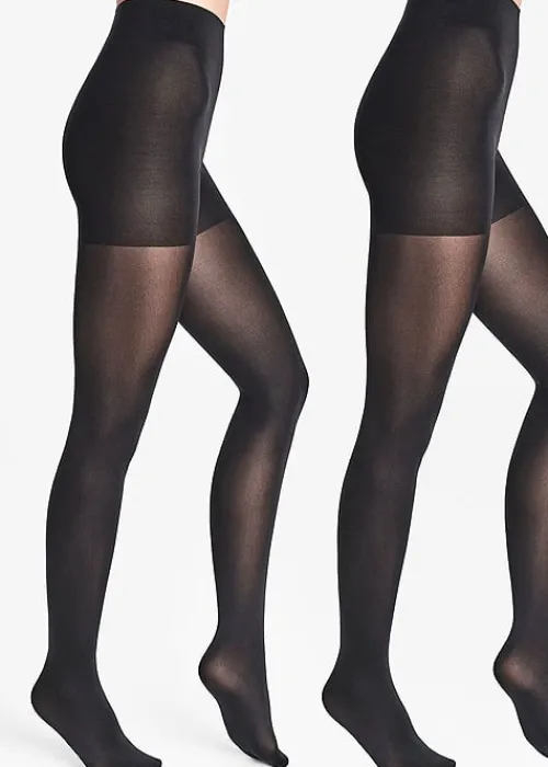 Discount Wolford Aurora 70 Duo Pack Opaque Tights Black