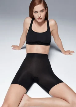 Fashion Wolford Cotton Contour Control Short Black