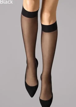 Store Wolford Satin Touch 20 Knee Highs
