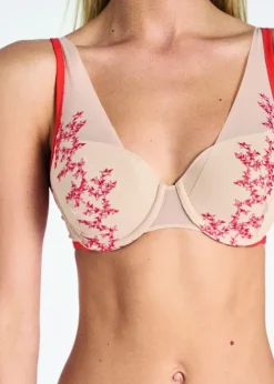 Hot Wolford Sweet Tendril Cup Bra Nude Kir Royal