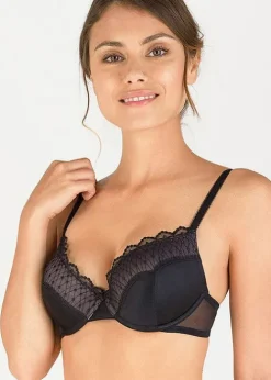 Shop Wonderbra Modern Chic T-Shirt Bra Black